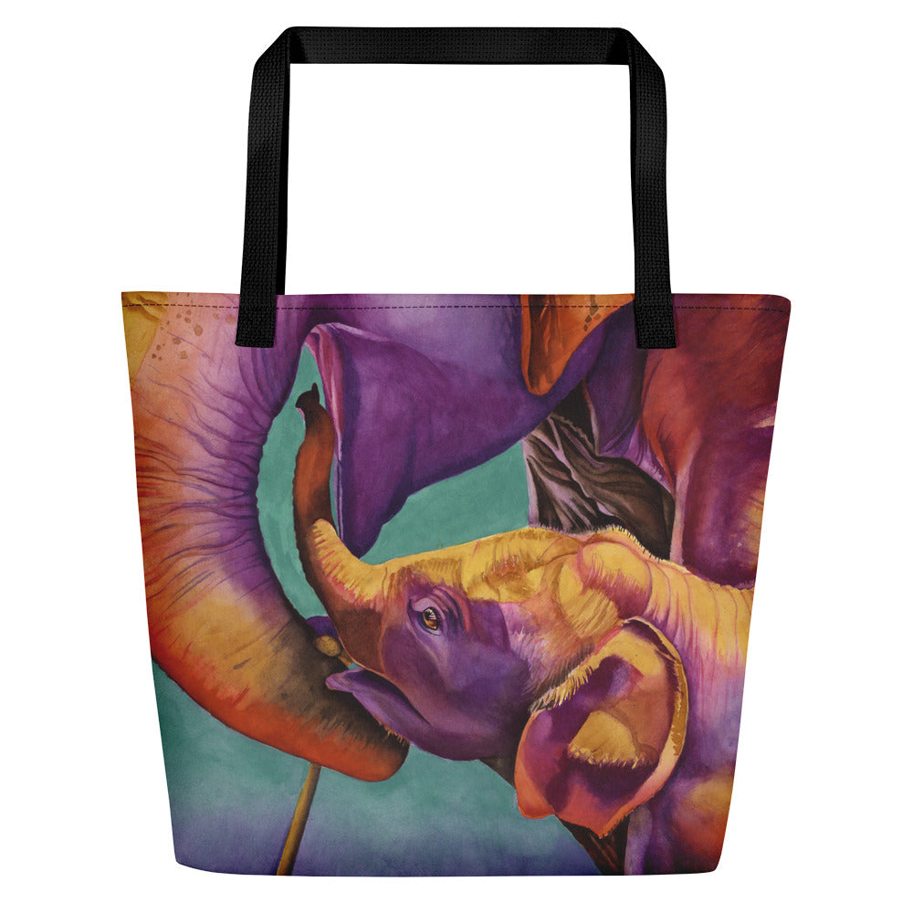 Elephant "Daughter" Beach Bag