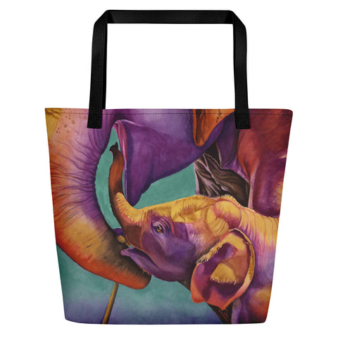 Elephant "Daughter" Beach Bag